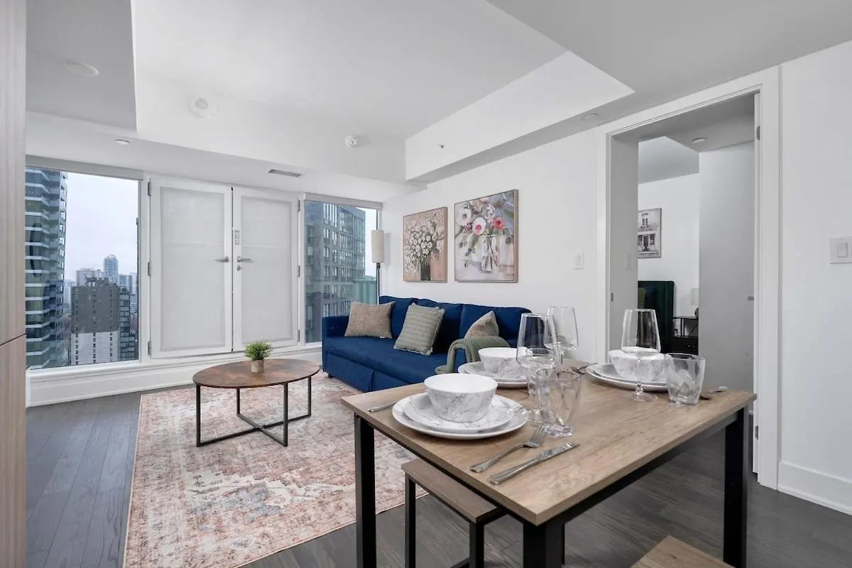 아파트 Pleasant 1Br Sofa Bed Close To Uoft 토론토