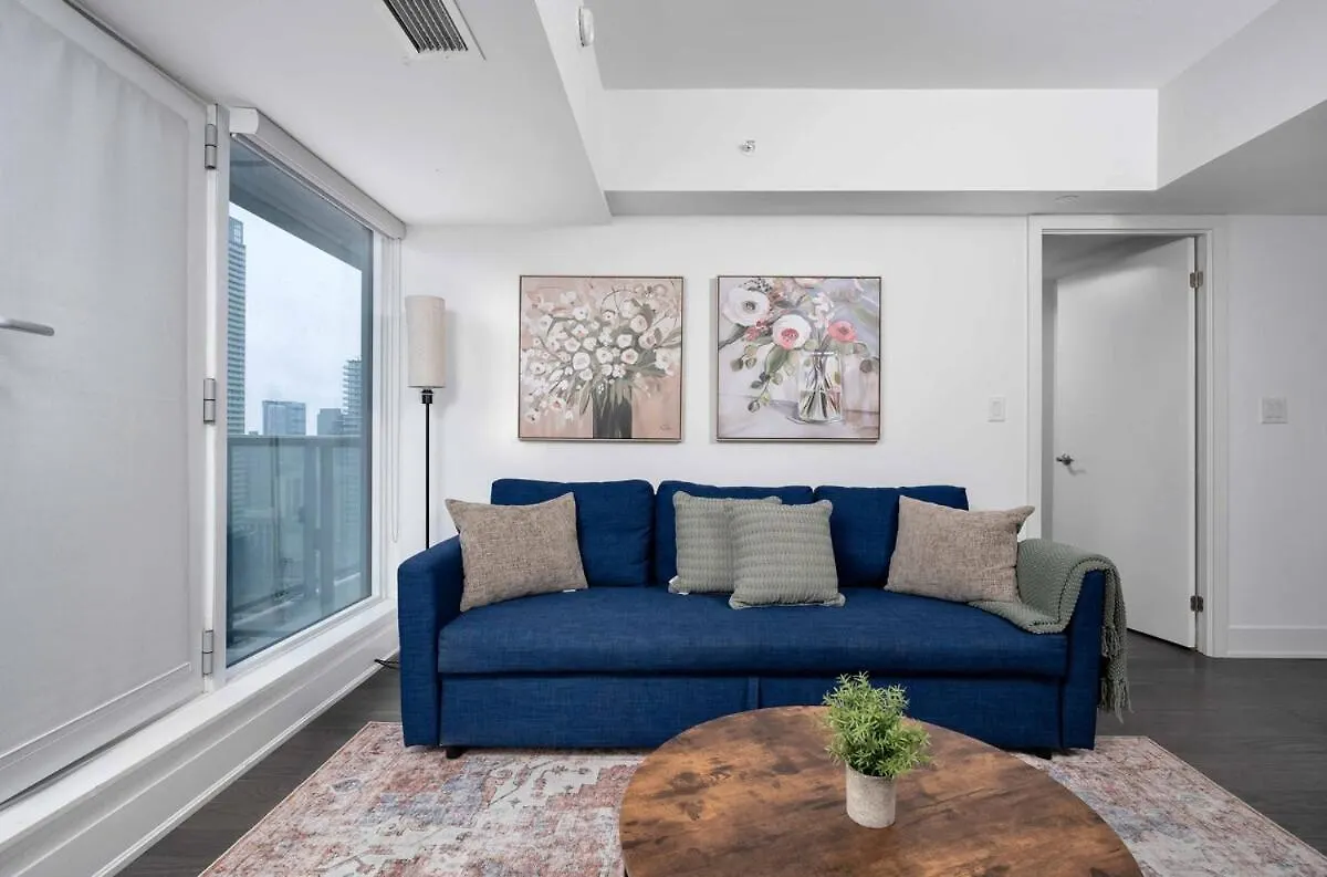 Pleasant 1Br Sofa Bed Close To Uoft 토론토 0*,  캐나다