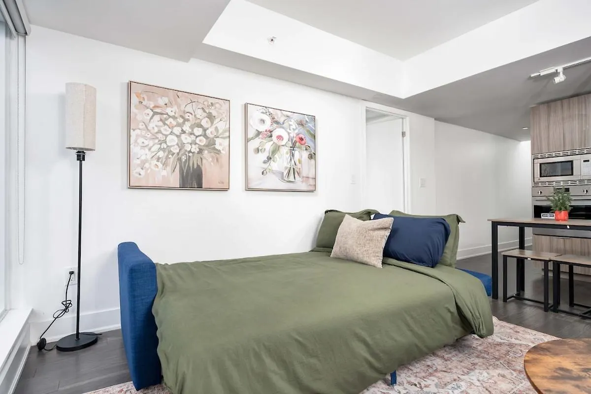 Pleasant 1Br Sofa Bed Close To Uoft 토론토