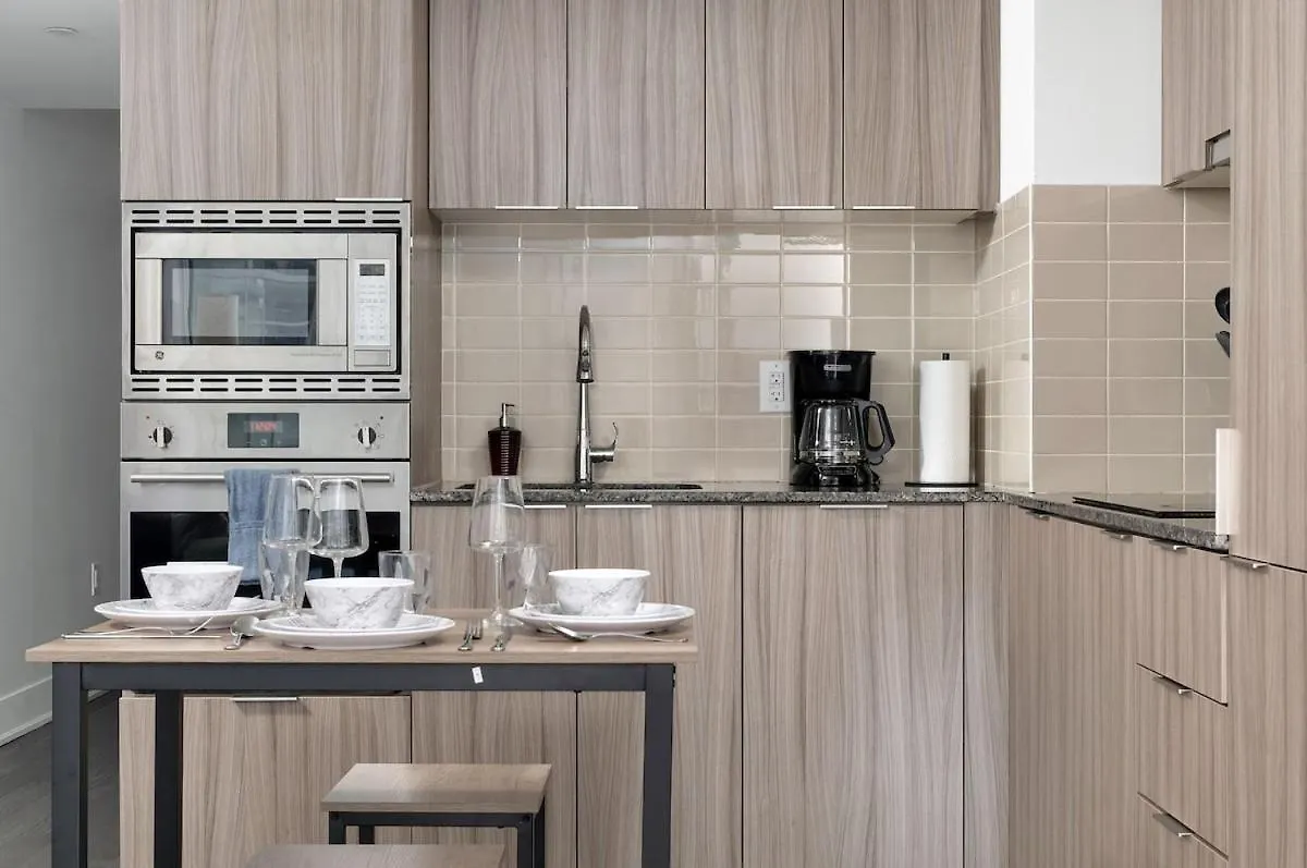 Pleasant 1Br Sofa Bed Close To Uoft 토론토 캐나다
